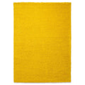 Tapeso Hoogpolig vloerkleed shaggy Trend effen - geel - 200x300 cm