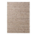 Tapeso Wollen vloerkleed handweef Oslo - beige|crème - 140x200 cm