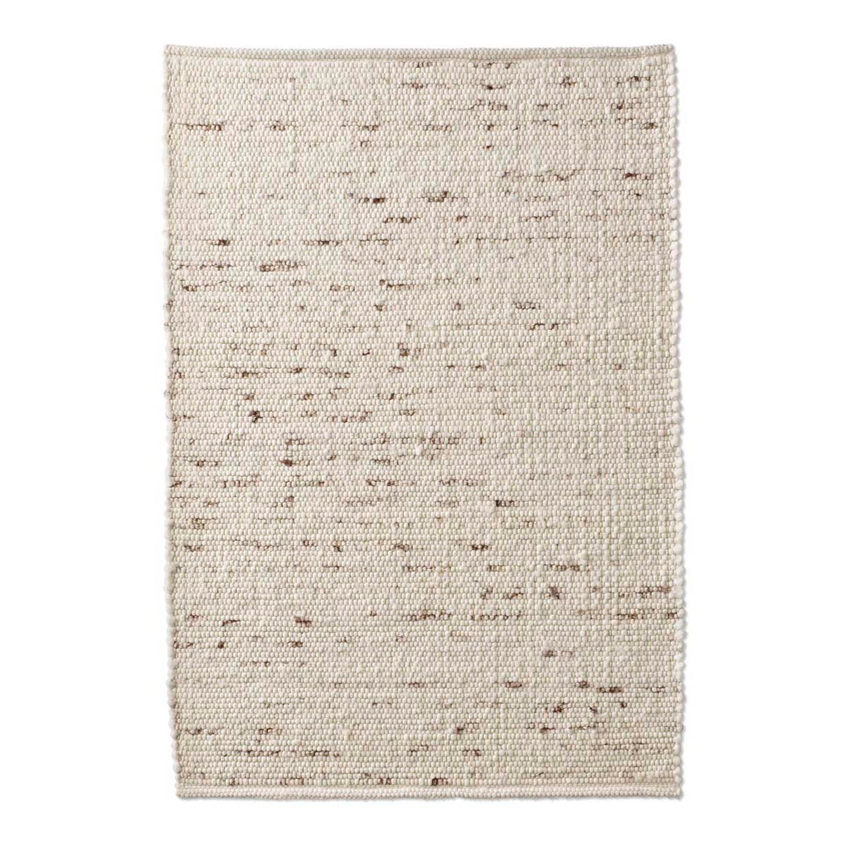 Tapeso Wollen loper handweef Oslo - crème - 70x240 cm