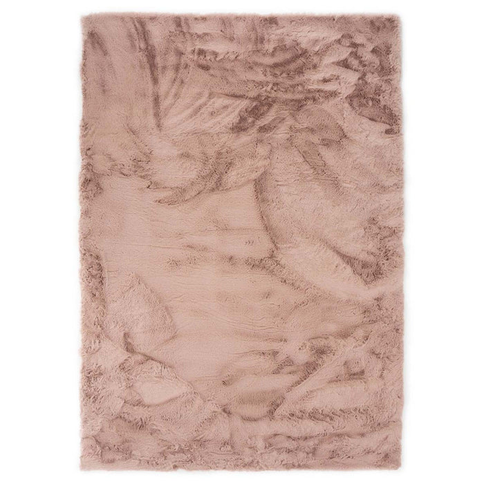 Tapeso Zacht hoogpolig vloerkleed - Comfy plus - roze - 200x290 cm