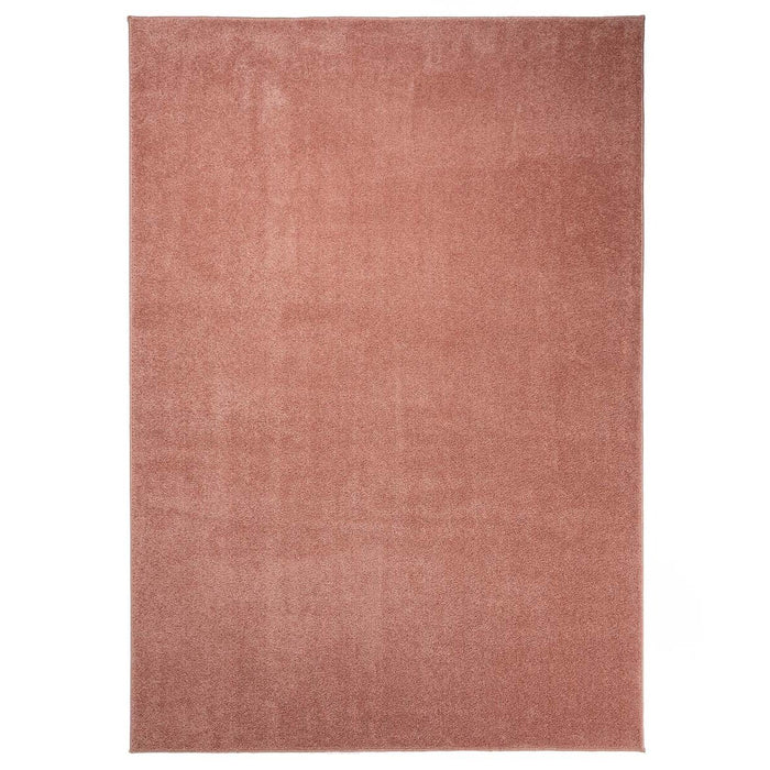 Tapeso Laagpolig vloerkleed Fine - roze - 300x400 cm