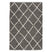 Boho&me Hoogpolig vloerkleed ruiten Habitat - grijs|wit - 100x200 cm