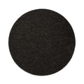 Tapeso Rond vloerkleed Lush - antraciet - 120 cm