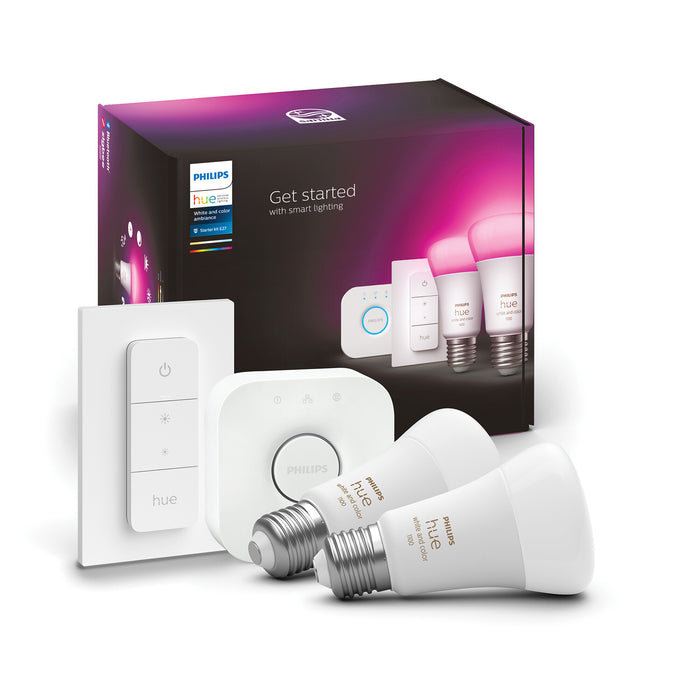 Philips Hue White and Color Ambiance starterkit (2-set) - E27 11W 110…