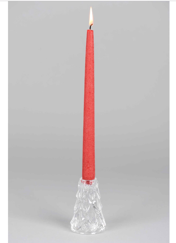 Rasteli Kaarsenhouder voor tafelkaars Glas PER 2 stuks