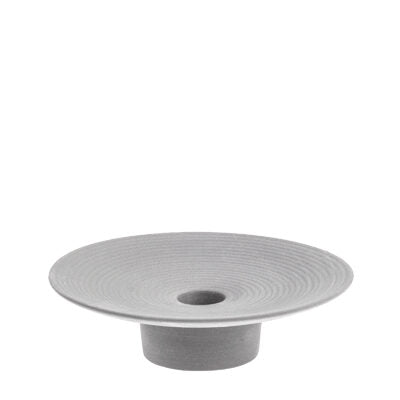 Storefactory kaarsenstandaard tveta lichtgrijs (Ø 15 centimeter x 4