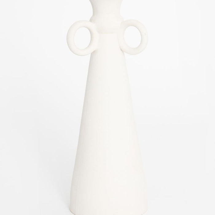 Sissy-Boy Hoge witte keramische kandelaar