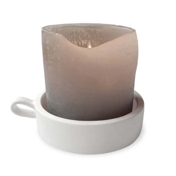 Delight Department stompkaars houder wit (Ø 12 centimeter)