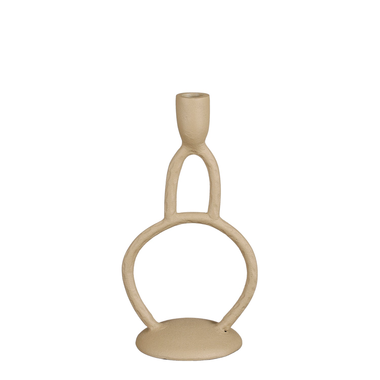 Mica Decorations Cedro Kandelaar - H26 x Ø14 cm - Beige