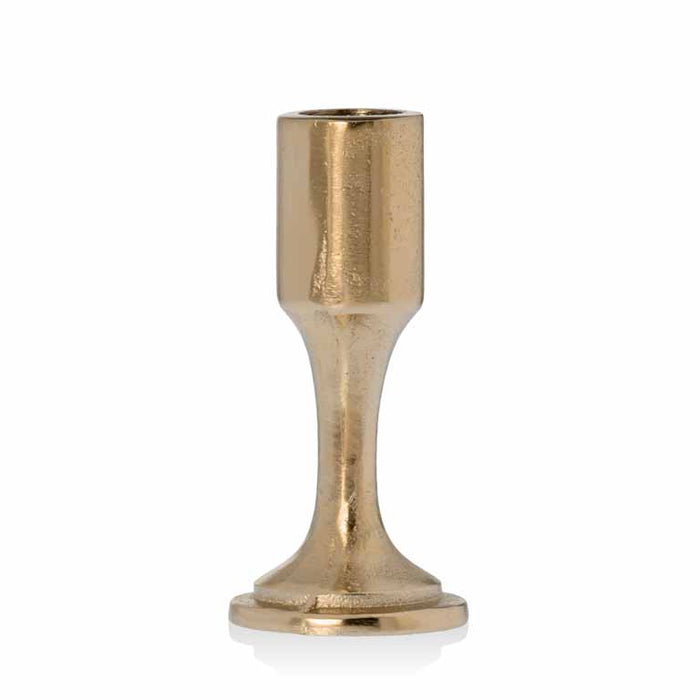 RIVERDALE - Kandelaar Lily 1 champ.goud 10cm