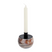 Dulaire Kaarsenhouder|Kandelaar Marmer Bruin Zwart 9.5 cm