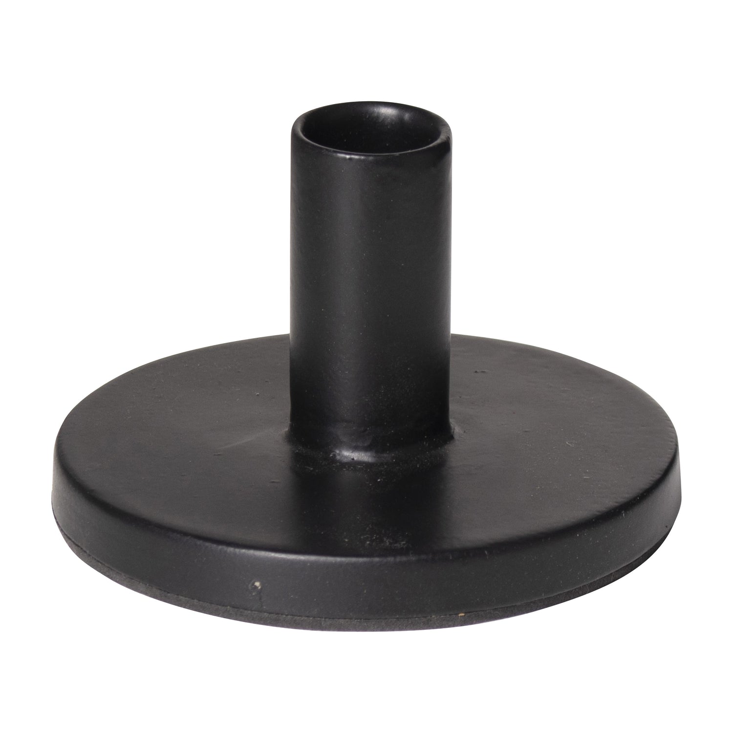 Gusta dinerkaarshouder metaal zwart (Ø 10 centimeter x 6 centimeter)