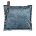 Knit Factory Dax Sierkussen - Jeans - 50x50 cm