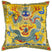 Fine Asianliving Kussenhoes Volledig Geborduurd Geel Draak 45x45cm
