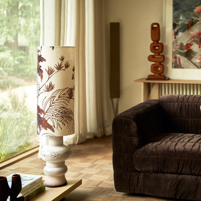 HKliving Cilinder Lampenkap Ø 28,5 cm - Floral