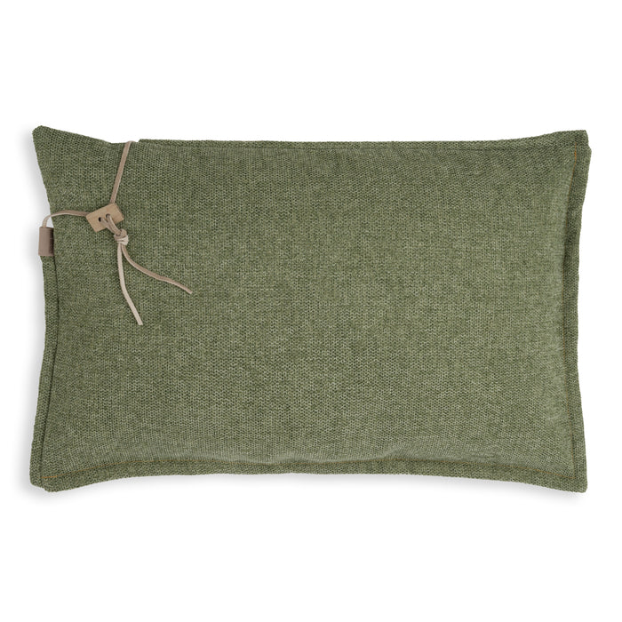 Knit Factory Imre Sierkussen - Groen - 60x40 cm