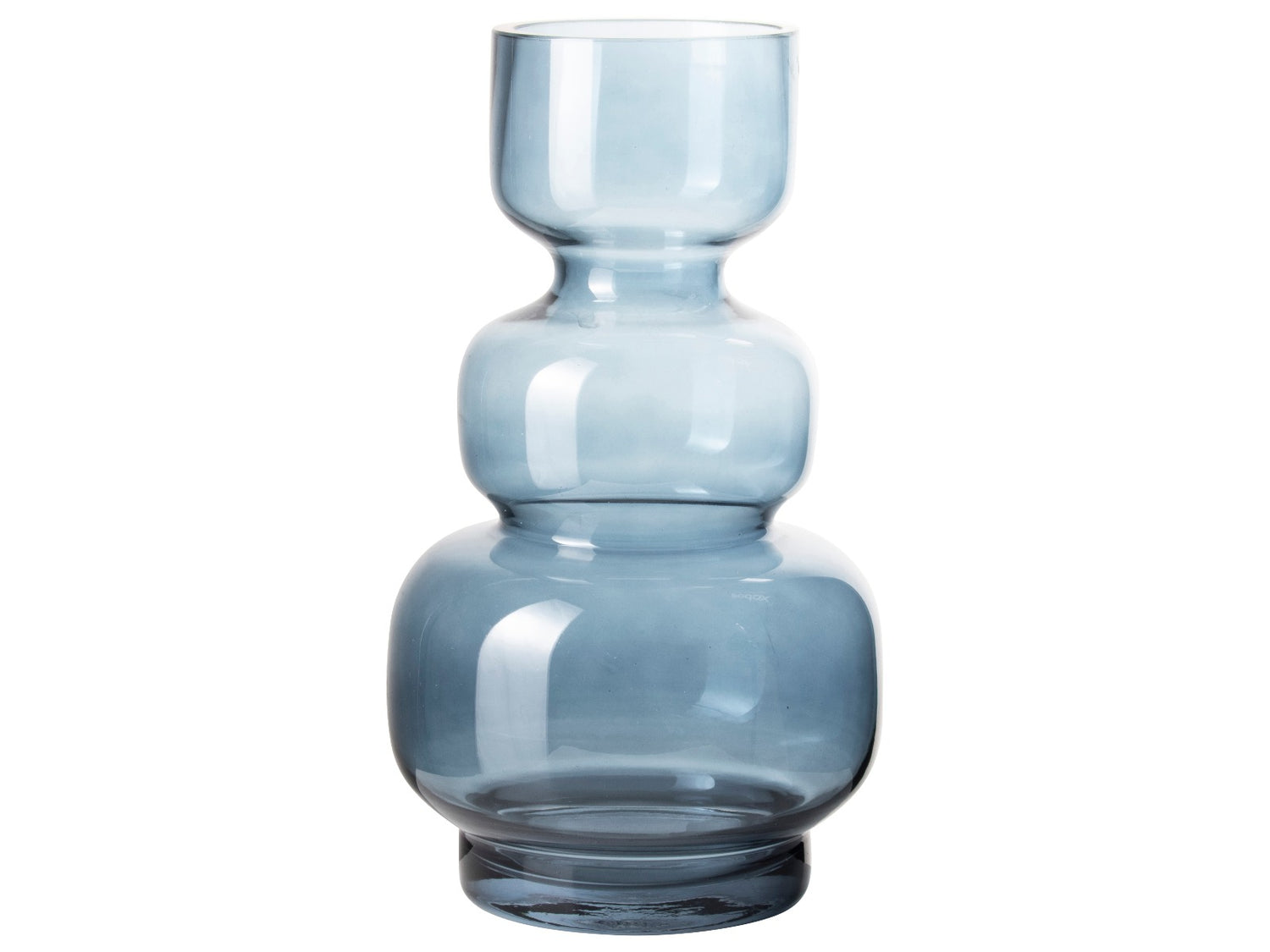 Gusta Vaas glas ø14,5x25cm blauw