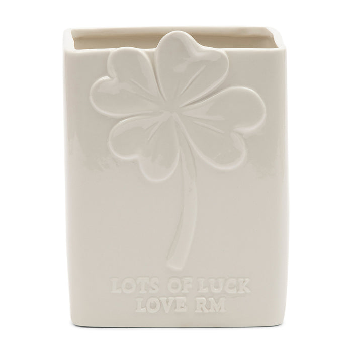Riviera Maison Vaas RM Lucky Clover Wit
