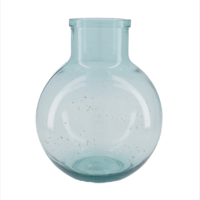 Dijk Natural Collections-Vaas gerecycled glas-Transparant-24x31