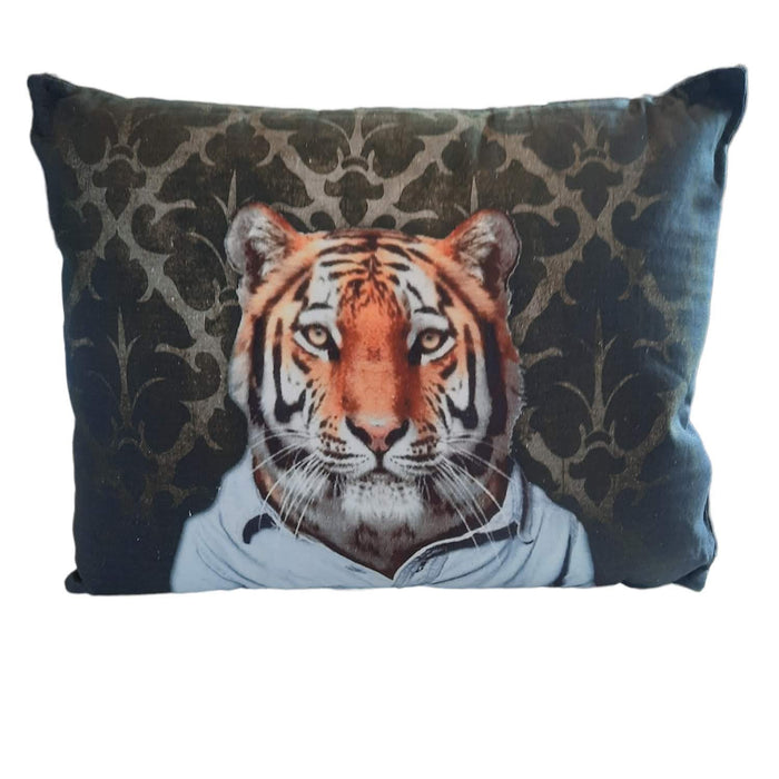 Furnilux - Set van 2 Sierkussens-45 x 35 x 10 cm - Tyger