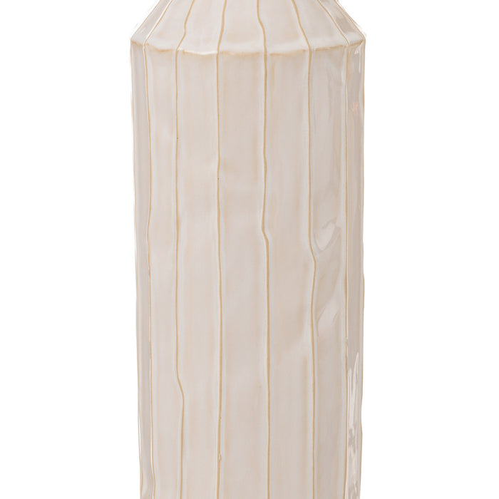 J-Line Vaas Melkfles Keramiek Wit