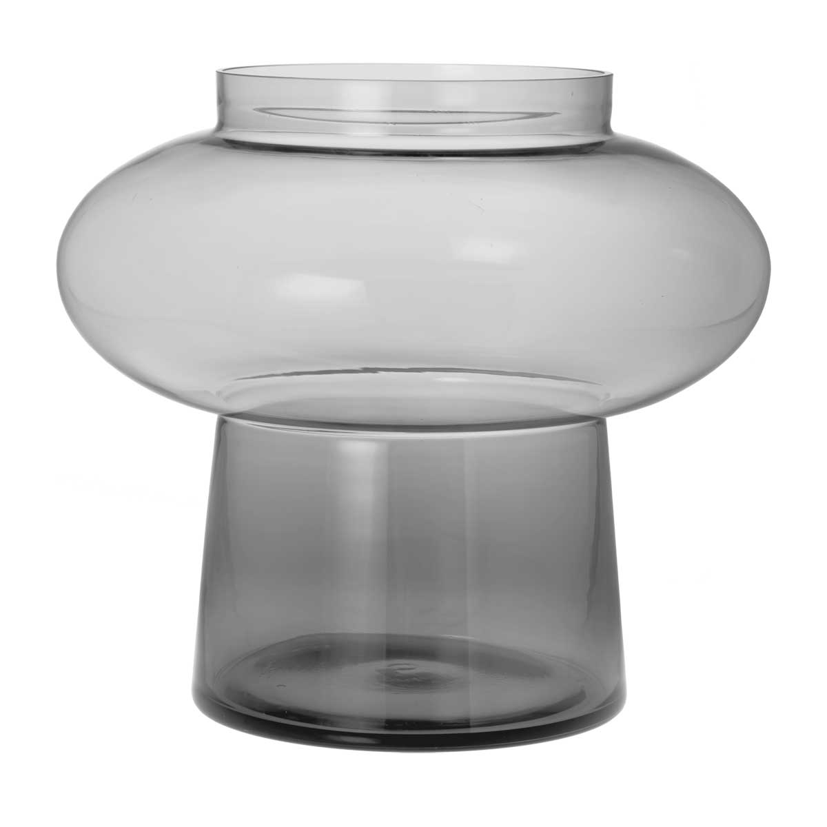 Riverdale - Vaas Lune smoke 35 cm - Grijs