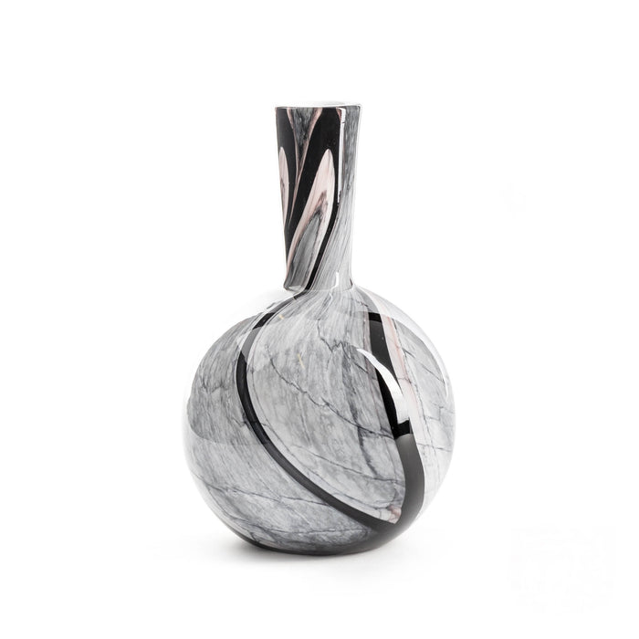 Fidrio Vaas Globe Medium H 26 ONYX FLAME