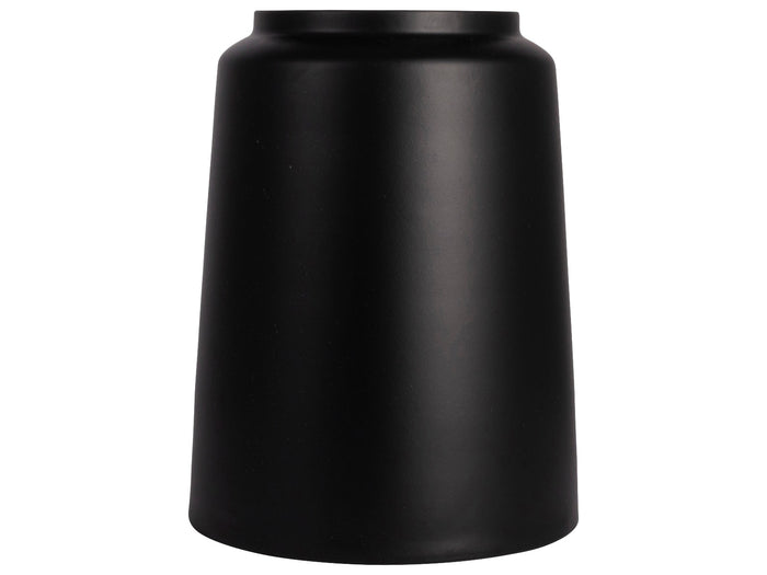 Gusta Vaas metaal ø19,5x24,5cm zwart