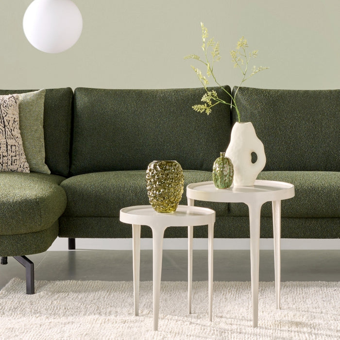 Light & Living Vaas Alfredo - Groen - Glas - 15x20x15cm (BxHxD)