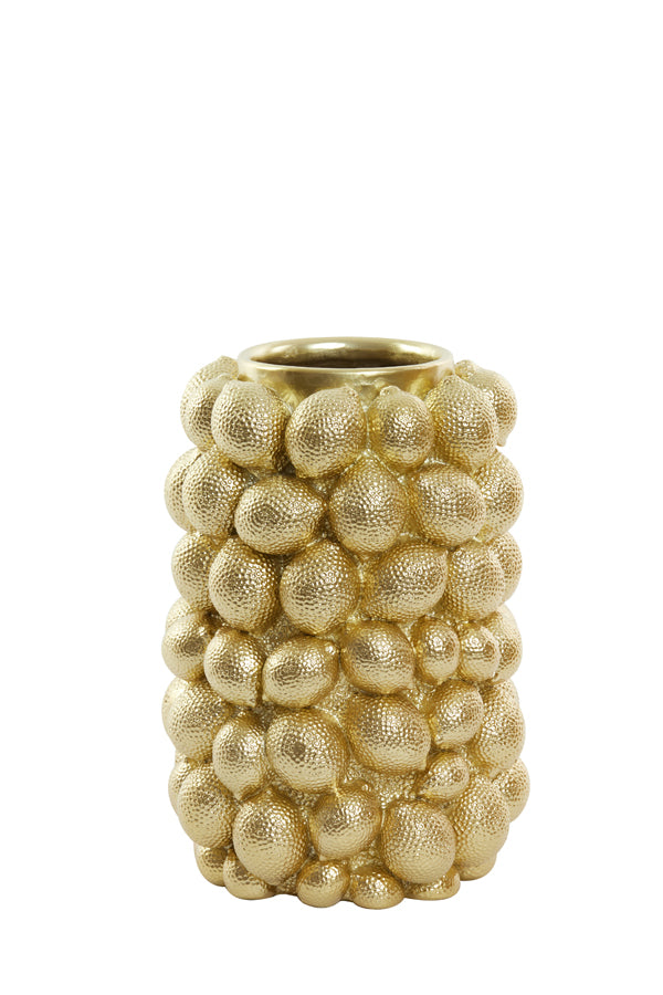 Light & Living - Vaas LEMON - Ø23.5x33cm - Goud