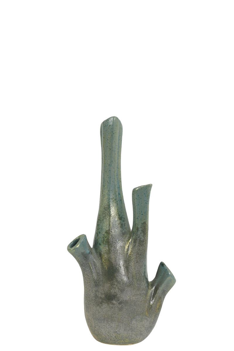 D - Light & Living - Vaas RAM - 17.5x17.5x41 - Groen