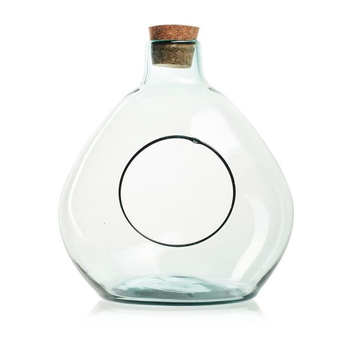 WTVAZ Elaine eco vaas met gat en kurk H25 x ø22 cm
