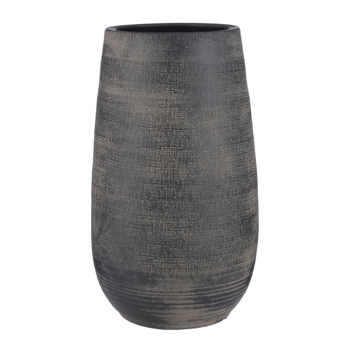 Mica Decorations Victor Ronde Vaas - H50 x Ø29 cm - Terracotta - Bruin