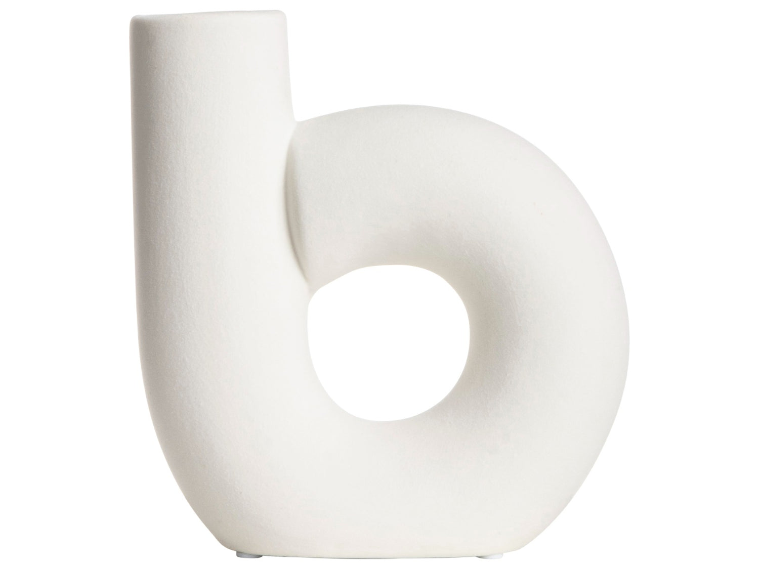 Gusta Vaas B-Vorm 14,4X5,2X15,4 cm Offwhite