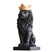 Decoratief beeld Royal Lion - Zwart - H30 cm