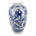 Fine Asianliving Chinese Vaas Blauw Wit Porselein