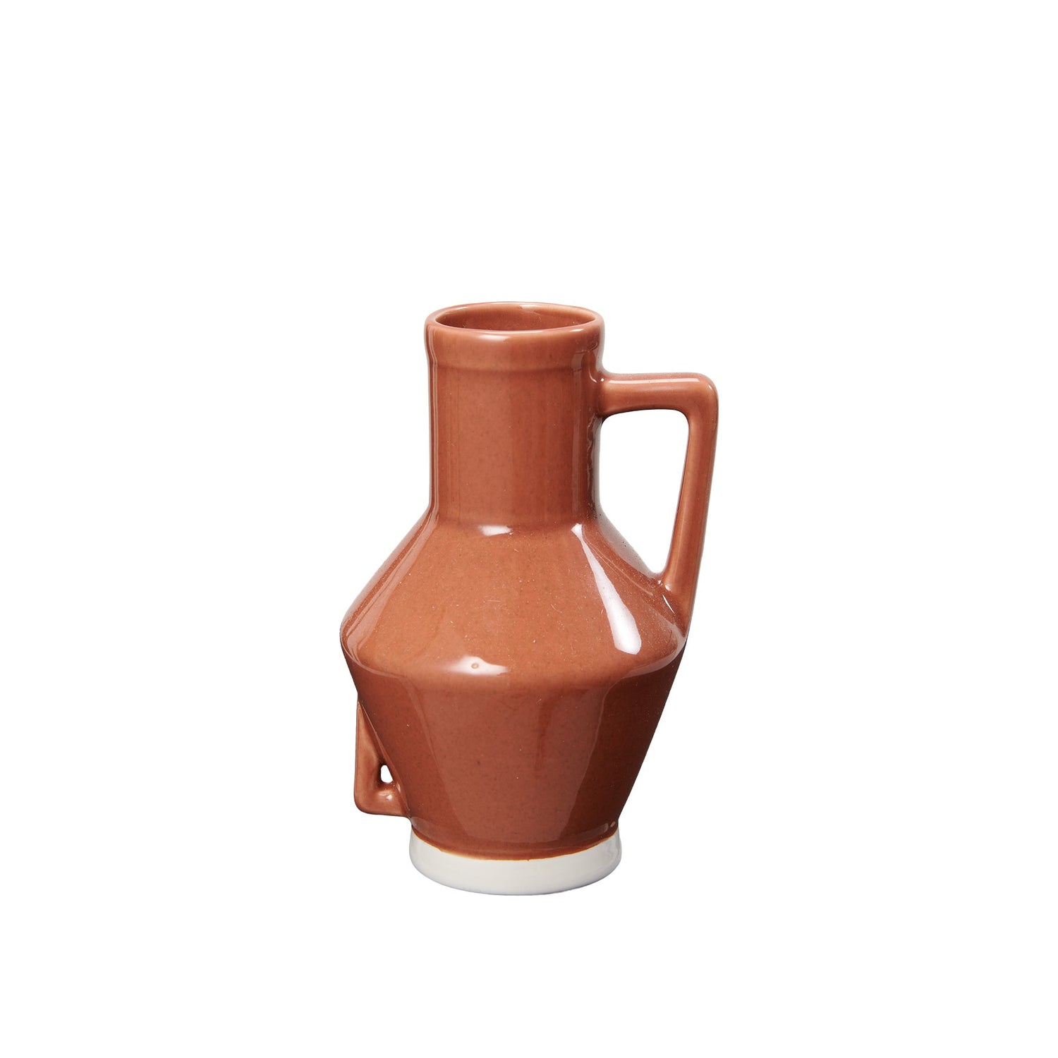 Return to Sender Steenrode vaas met handvat - small