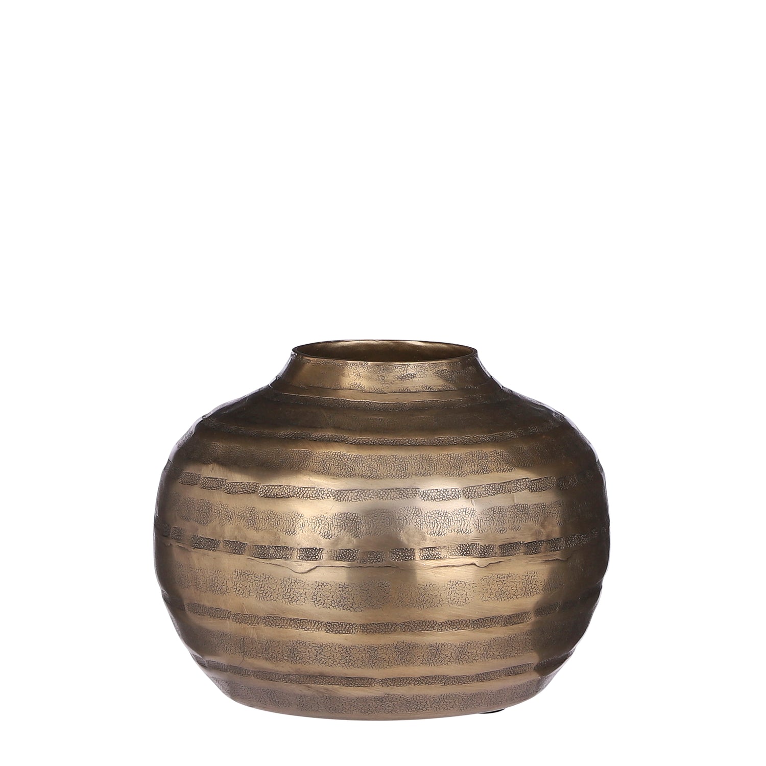 Casa Vivante Cedric Vaas Ø19 cm donkergoud