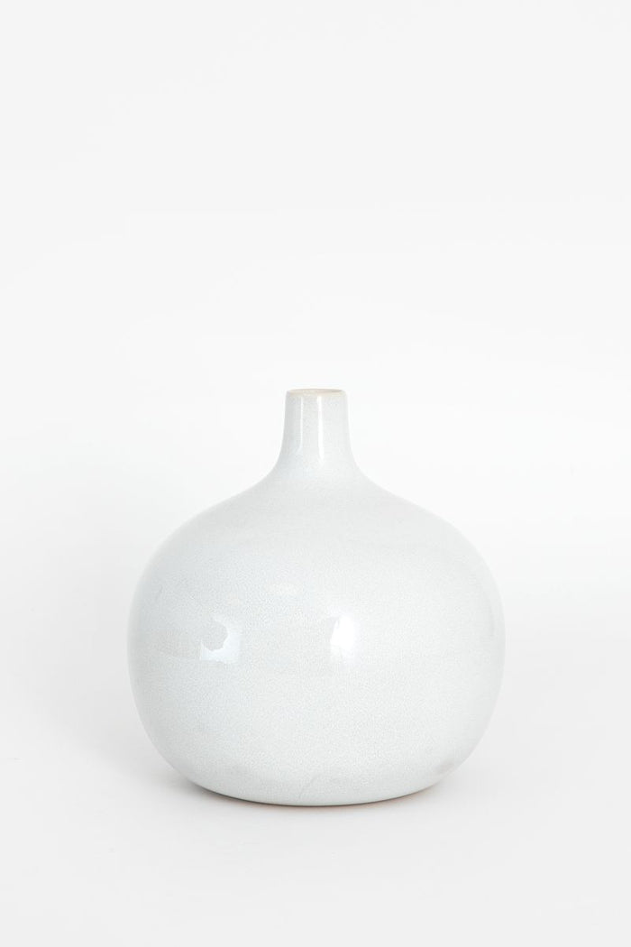 Sissy-Boy Lichtgrijze keramieken vaas