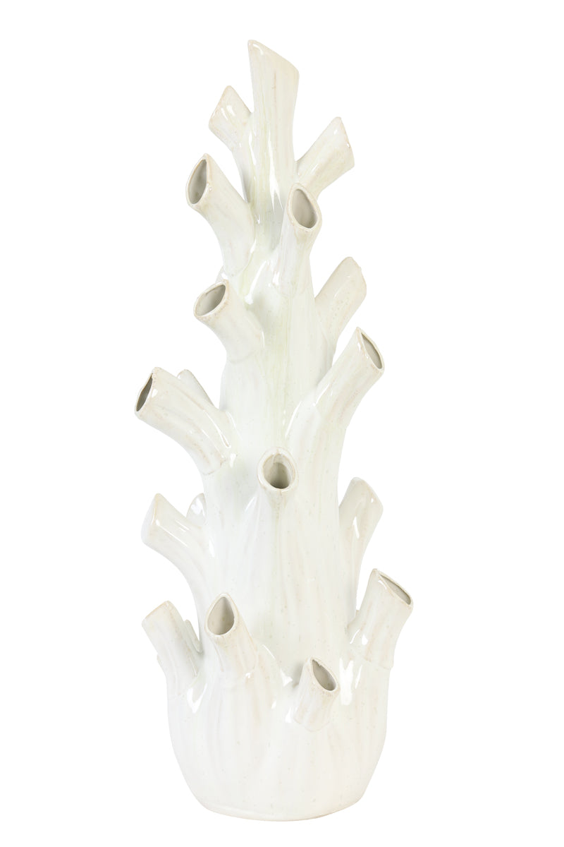 Light & Living - Vaas RAM - 20.5x20.5x55 - Wit