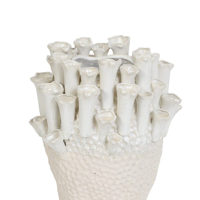 Light & Living - Vaas KYRAL - Ø27.5x27.5cm - Wit