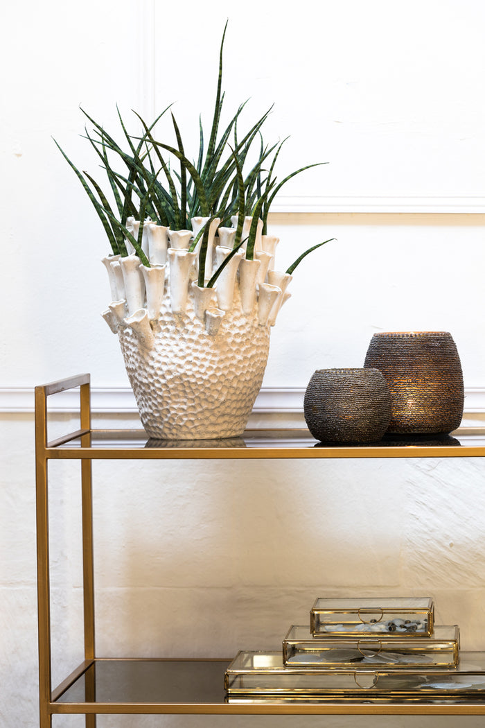 Light & Living - Vaas KYRAL - Ø27.5x27.5cm - Wit