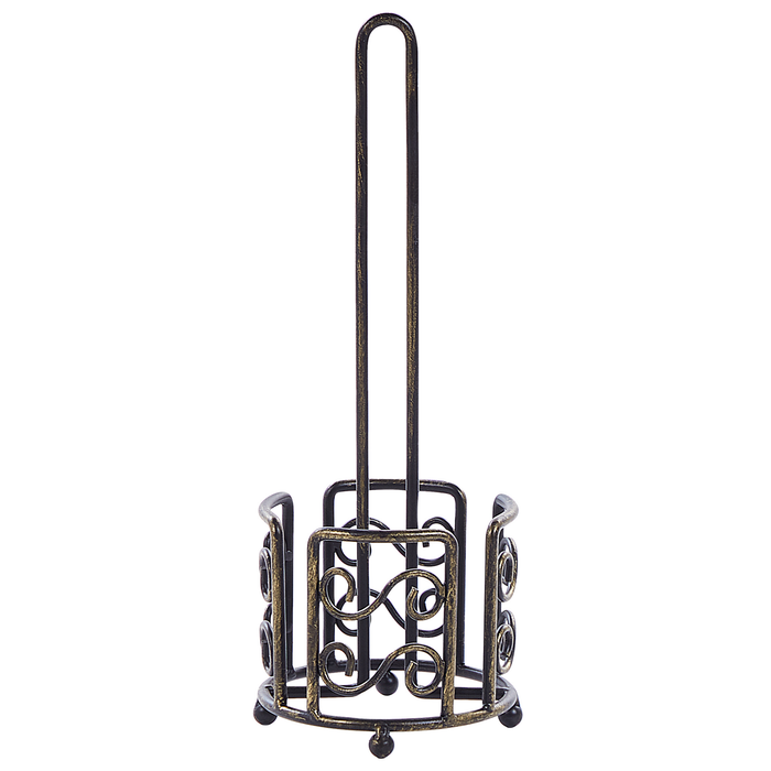 Beliani - MANDI - Toiletpapierhouder - Zwart - IJzer