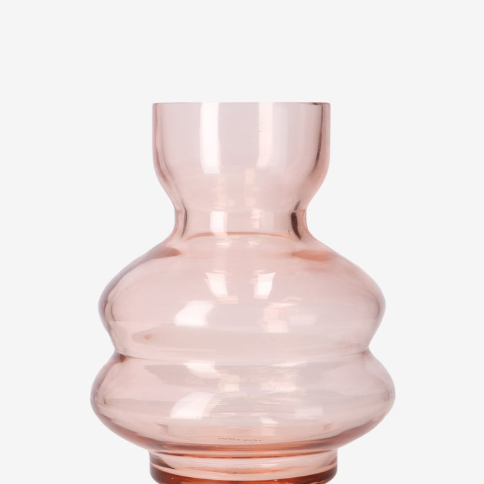 Sissy-Boy Roze Vaas transparant 3 bollen laag