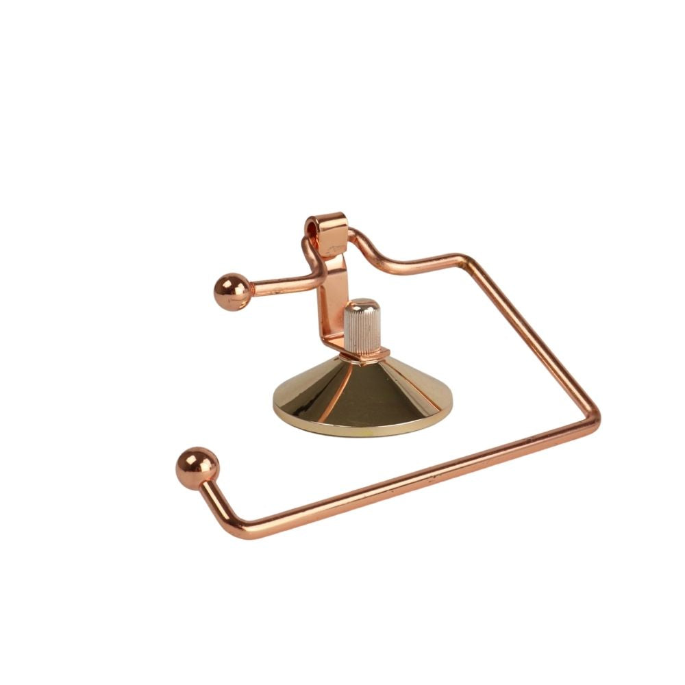 Orange85 Toiletrolhouder zonder Boren Rosegoud met Zuignap Toiletac...