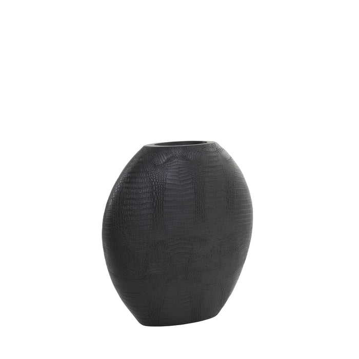 Light & Living Light&living Vaas deco 39x11x40 cm SKELD zwart