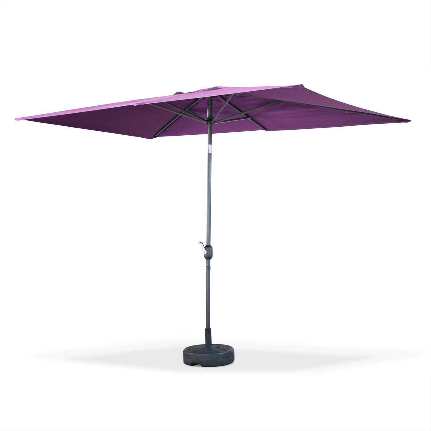 sweeek - Rechthoekige parasol 2x3m met centrale mast
