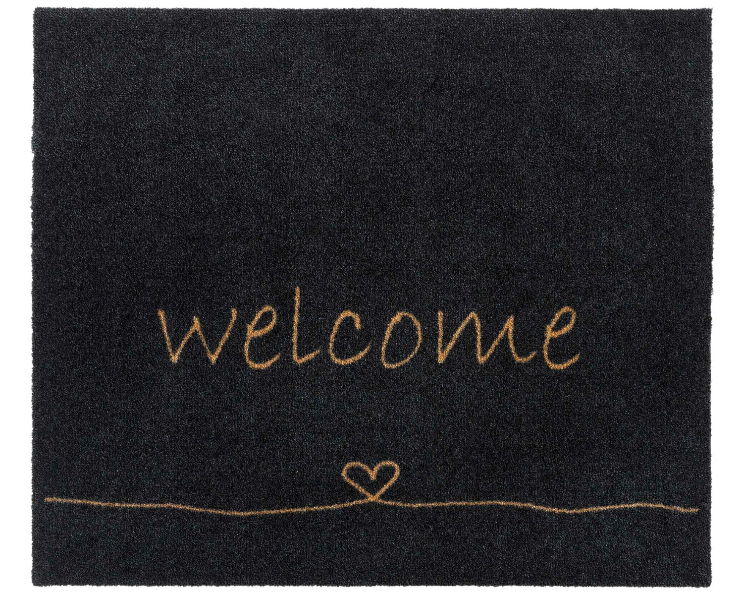 MD Entree - Schoonloopmat - Walk&Wash - Welcome Heart - 67 x 80 cm
