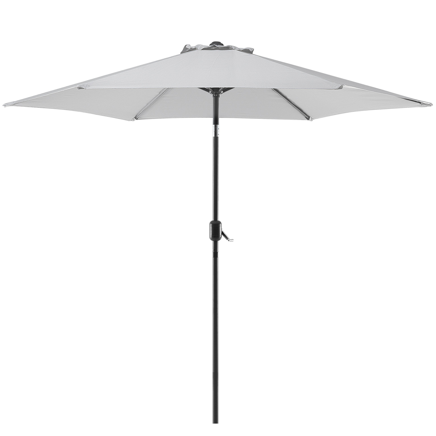 Beliani - VARESE - Parasol - Lichtgrijs - 270 cm - Polyester