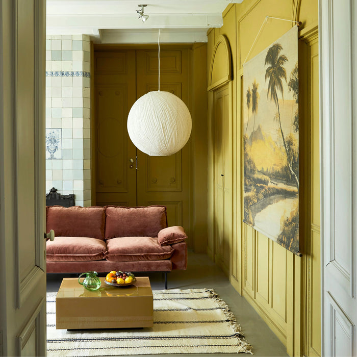 HKliving Retro Sofa 3-zitsbank - Royal Velvet - Magnolia